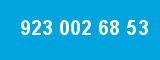 923 002 68 53 923 002 68 53